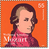 Mozart-Briefmarke